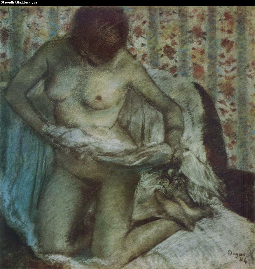 Edgar Degas After the Bath